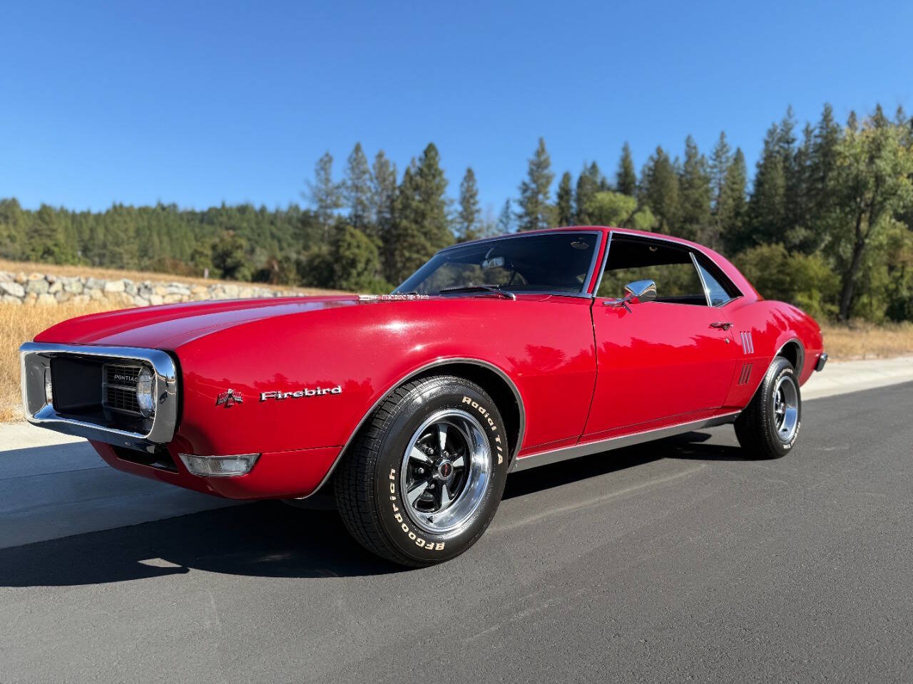 Pontiac-Firebird-1968-Red-Black