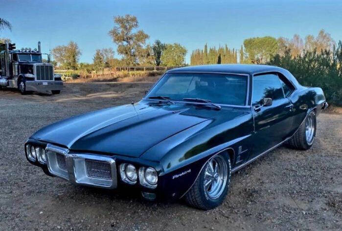 Pontiac-Firebird-1969-Green-Green