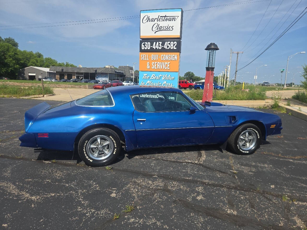 Pontiac-Firebird-trans-am-1976-Blue-Black