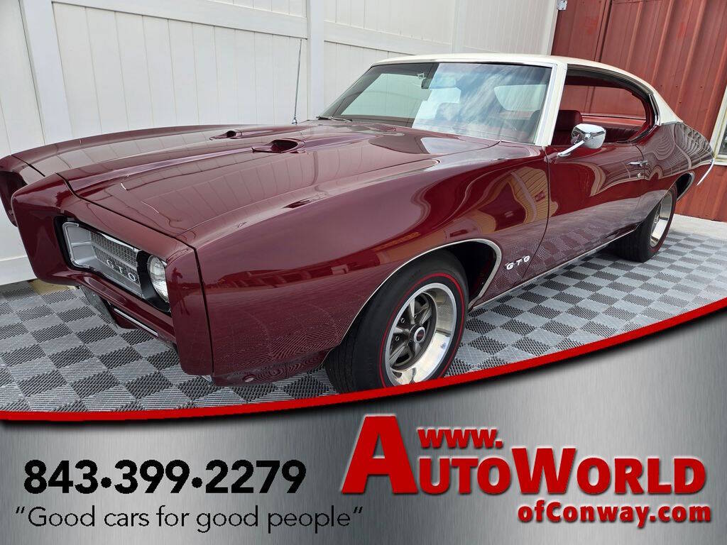 Pontiac-Gto-1969-Burgundy-Poly-Red