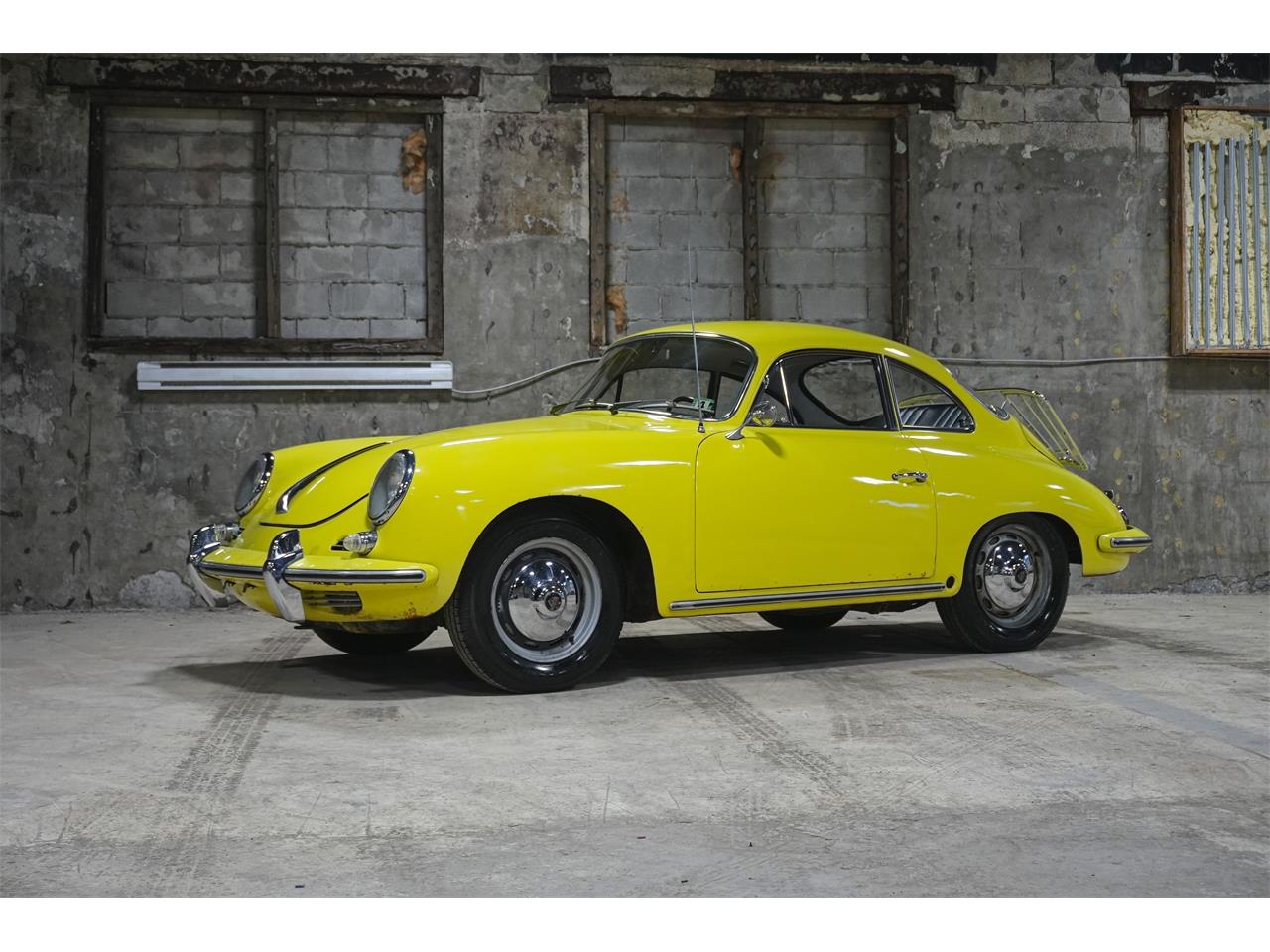 Porsche-356b-super-1963-Yellow-Black