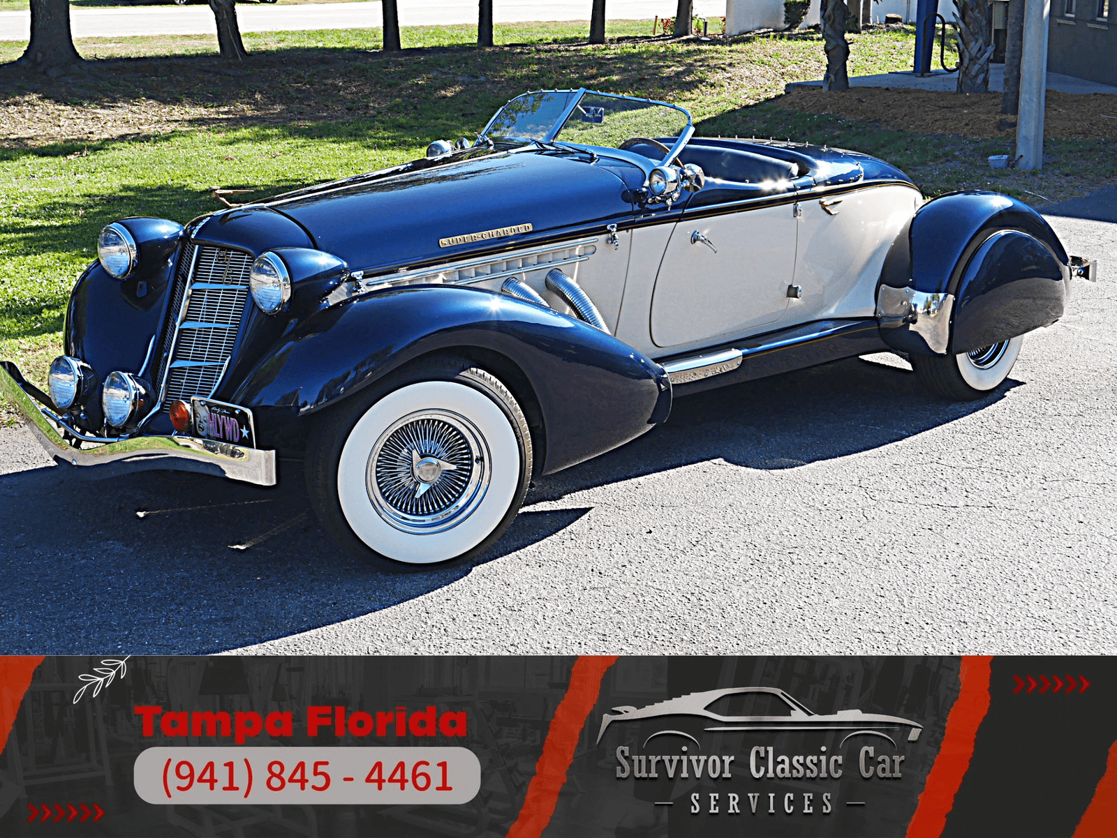 ReplicaKit-Makes-Auburn-Boattail-Speedster-1936-Convertible-Blue