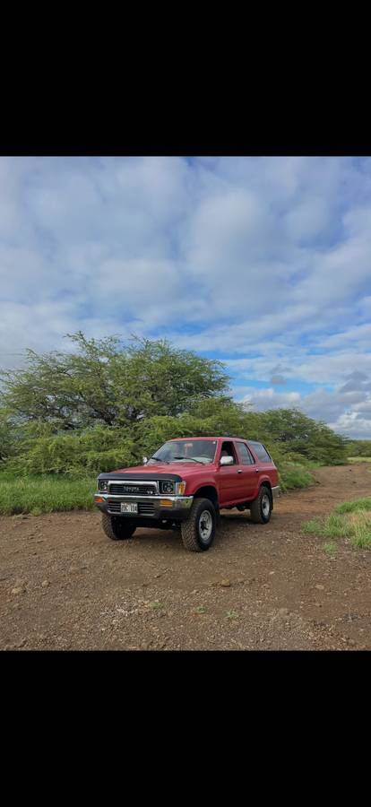 Toyota-4runner-sr5-4x4-v6-3.0-1991-red