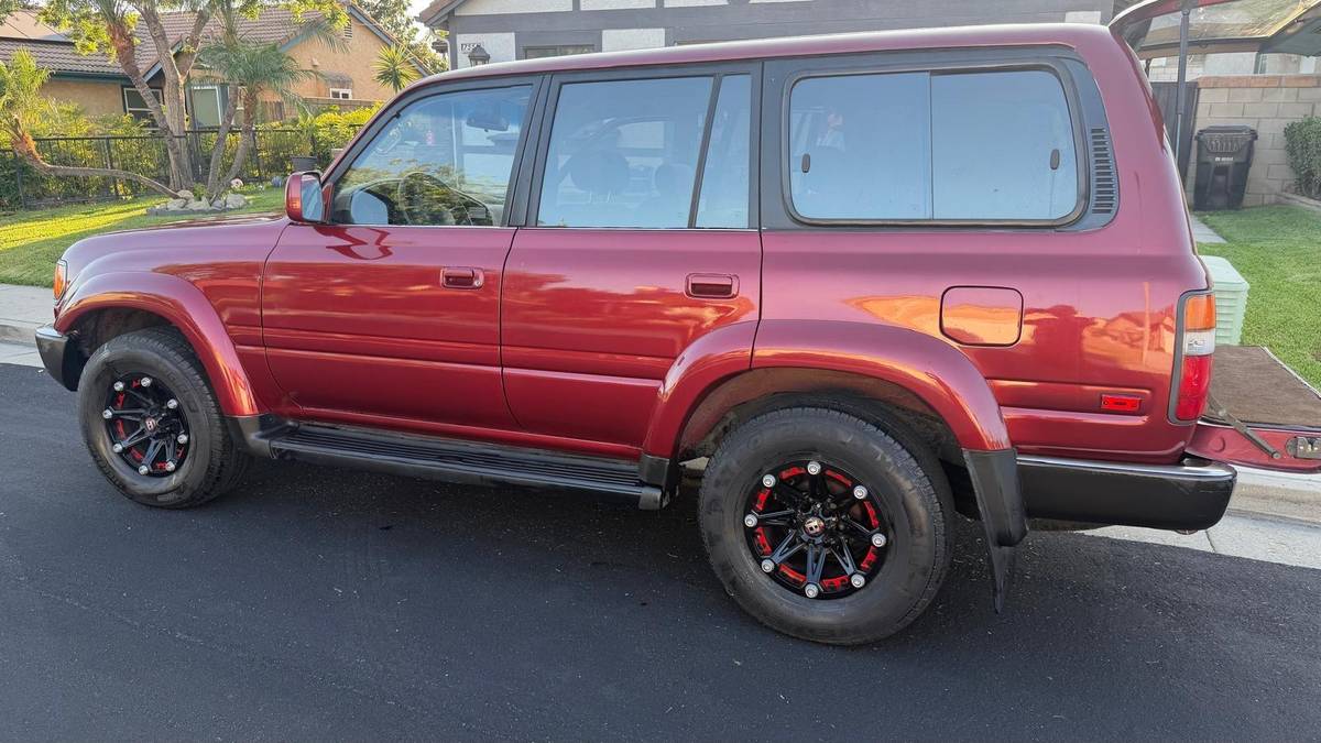 Toyota-Land-cruiser-4wd-1994-Red