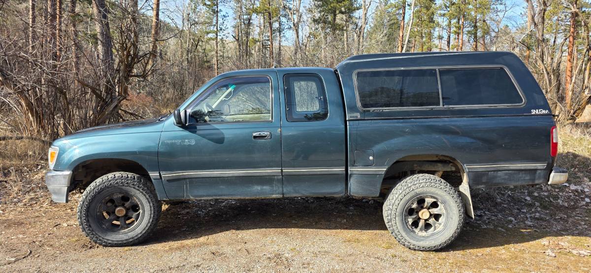Toyota-T100-1995-green