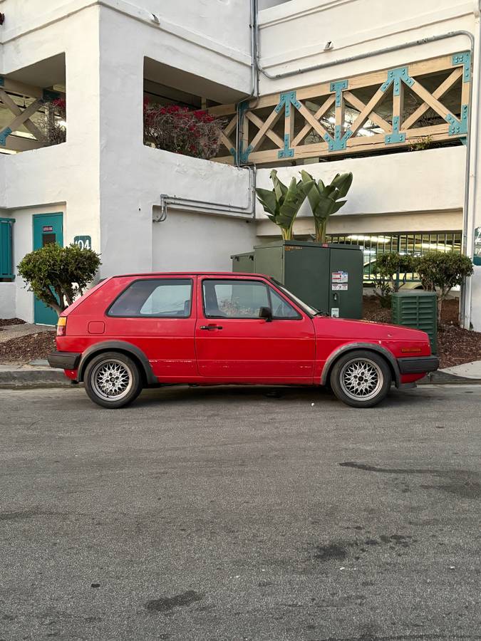 Volkswagen-1986-Red