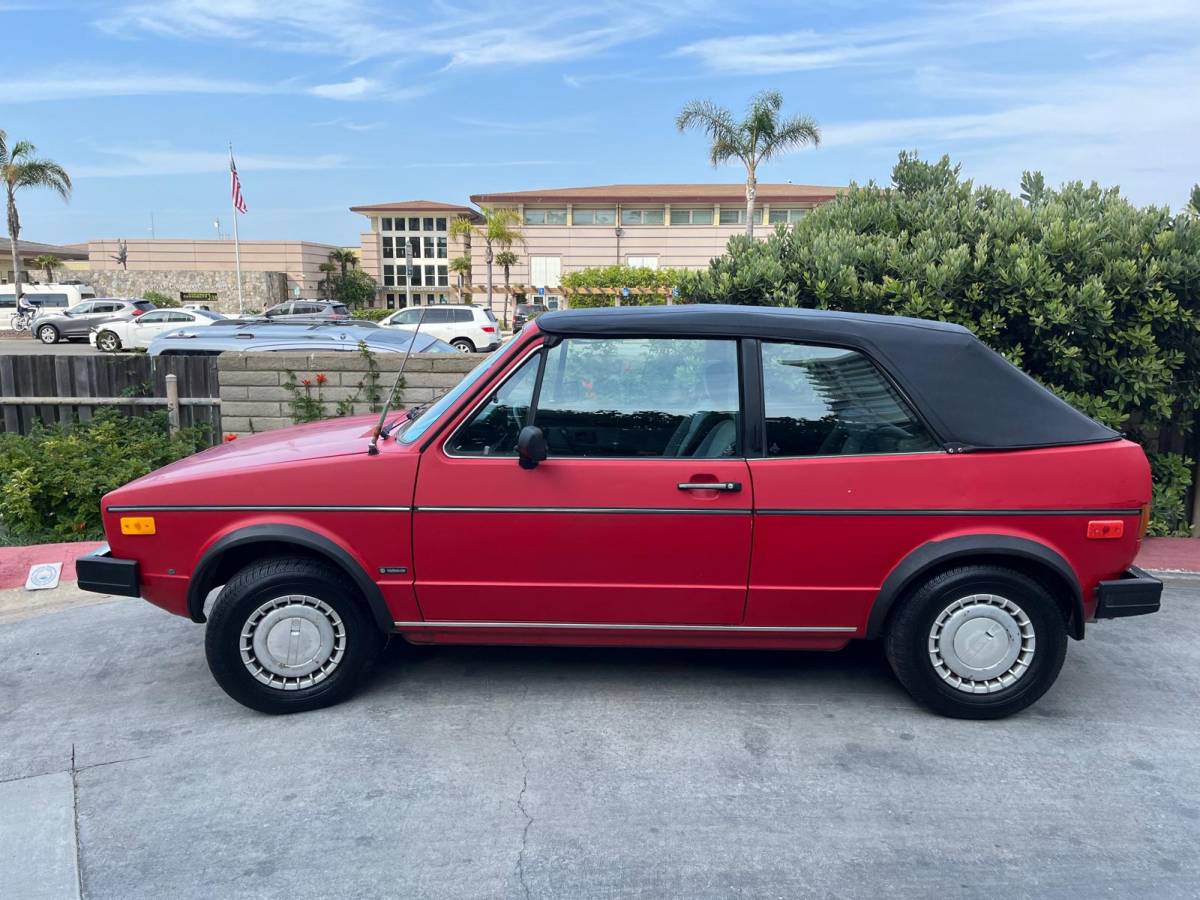 Volkswagen-Cabriolet-1986-red