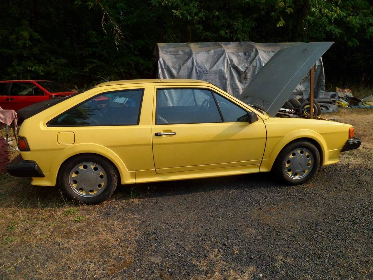 Vw-1987-scirocco-1987-yellow