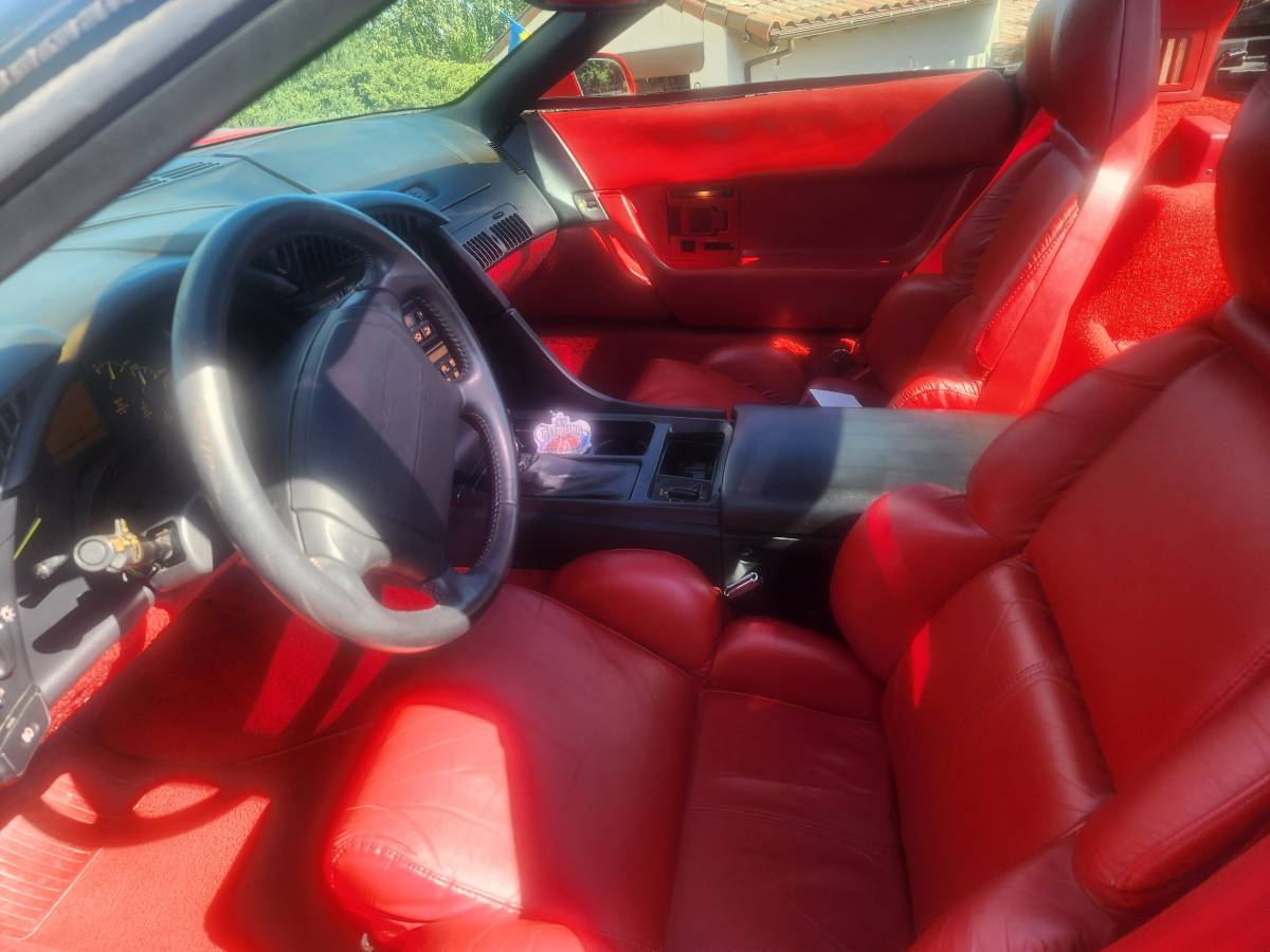 92-corvette-1992-Red