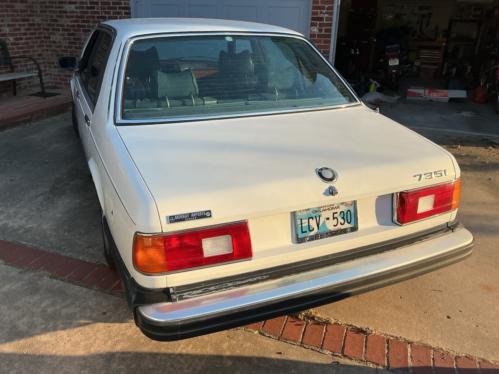 BMW-735i-1985-Sedan-Blue