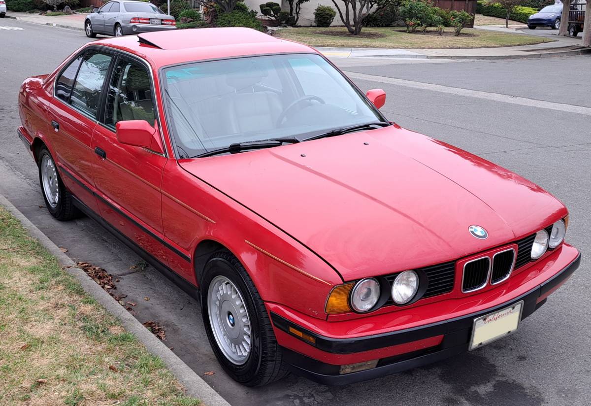 Bmw-535i-1989-Red