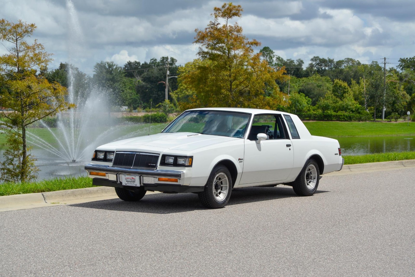 Buick-Regal-1986-White-Blue
