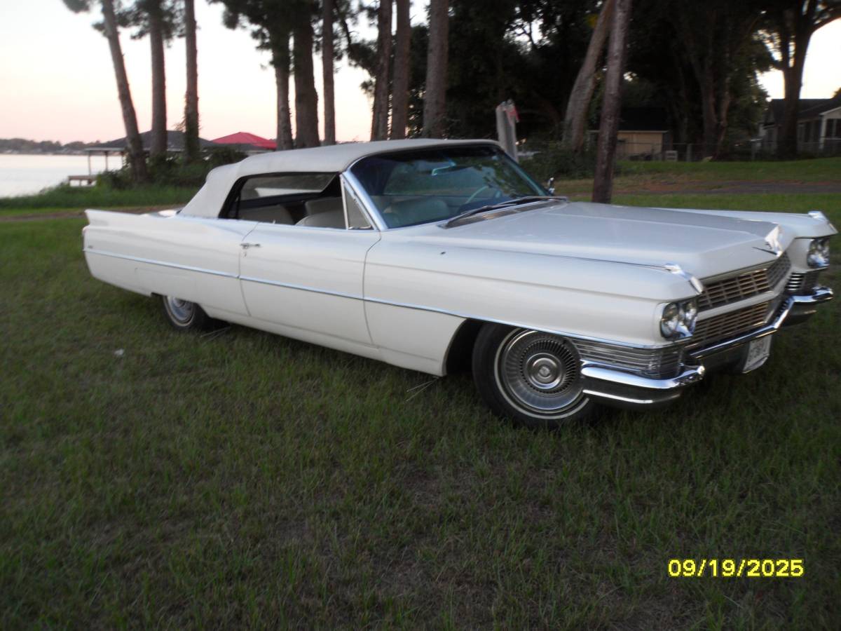 Cadillac-Convertible-1964-White