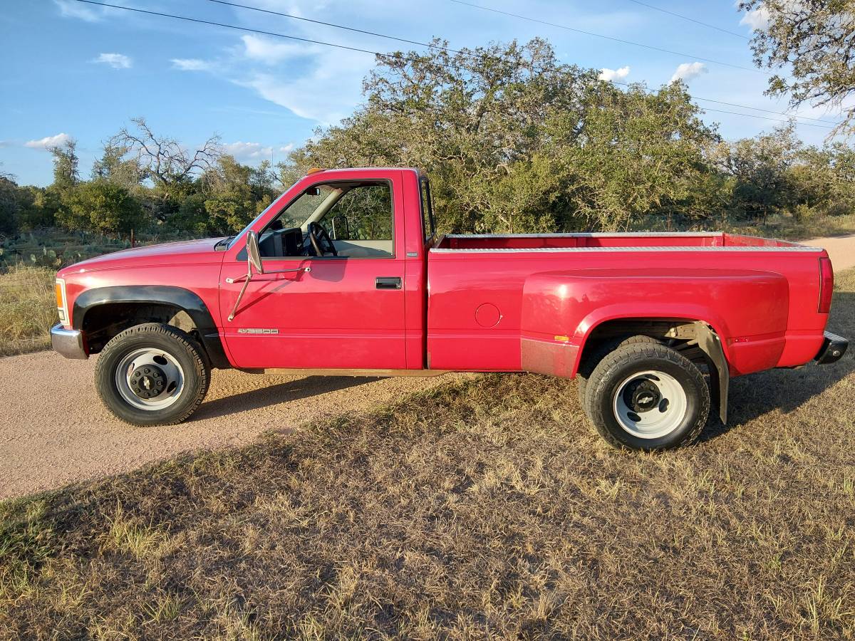 Chevolet-cheyenne-k3500-1992-Red