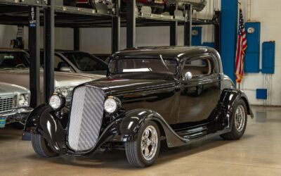 Chevrolet 3 Window Custom Outlaw Street Rod Coupe 1934
