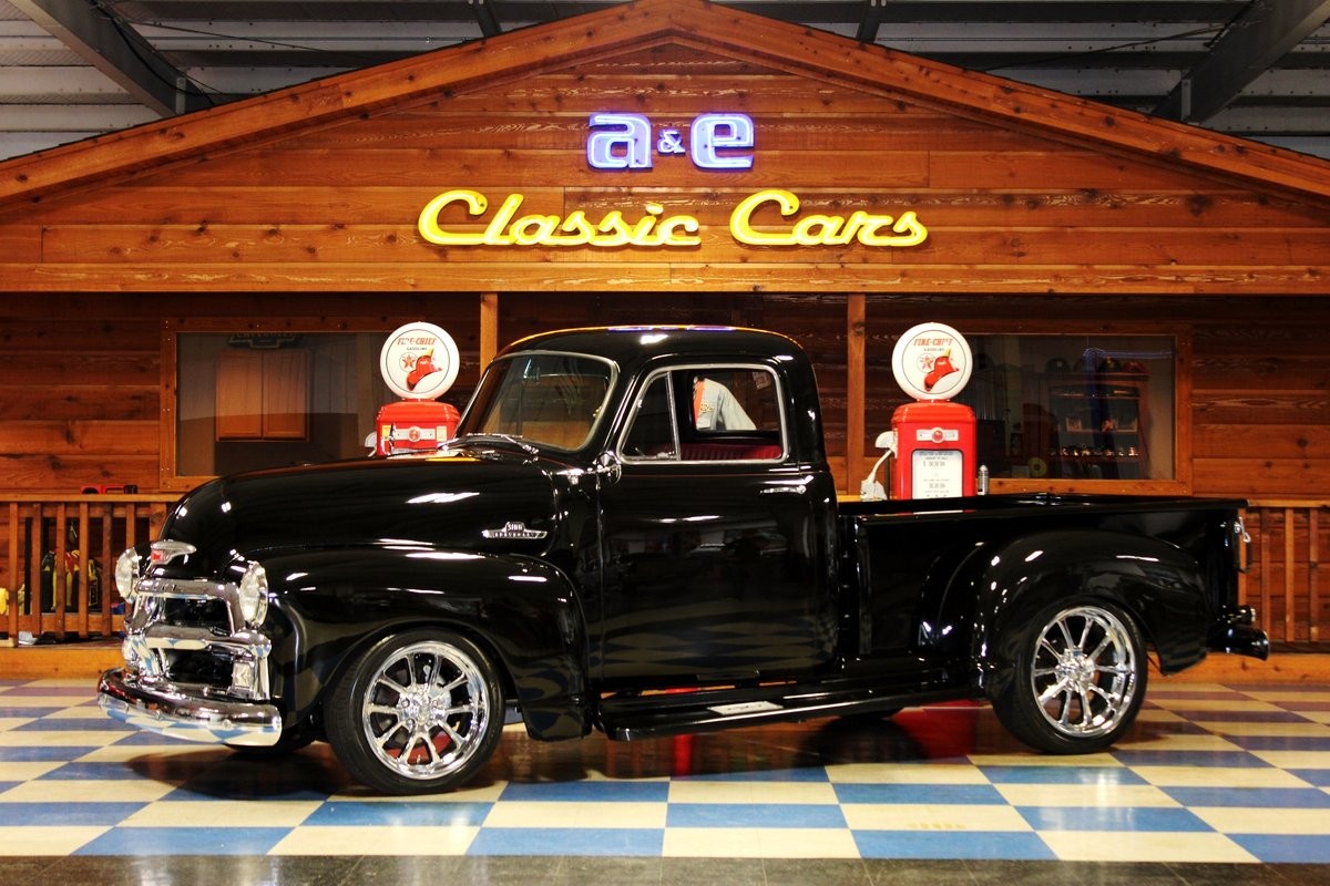 Chevrolet-3100-1954-Red