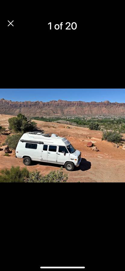 Chevrolet-3500-conversion-van-1994-White
