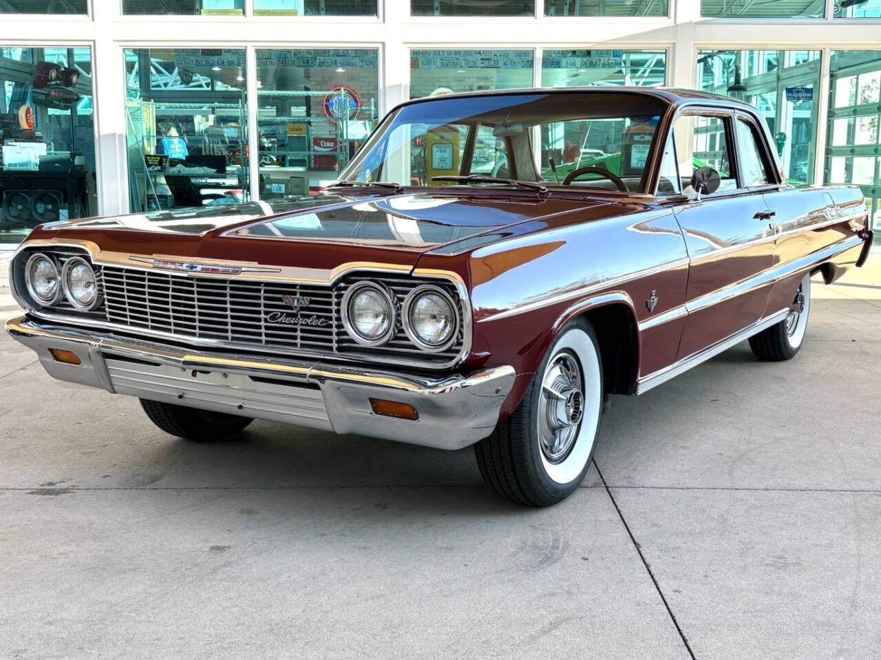 Chevrolet-Bel-Air150210-1964-Coupe-GrayBurgundy