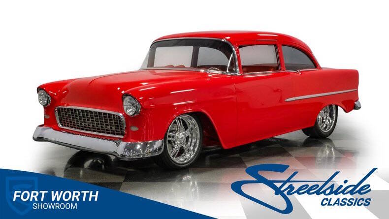Chevrolet-Bel-air-1955-Red-Saddle