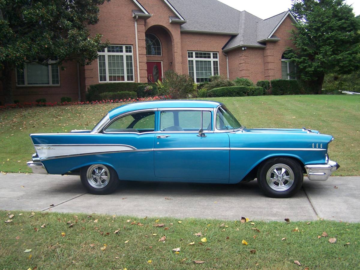 Chevrolet-Bel-air-1957-Blue
