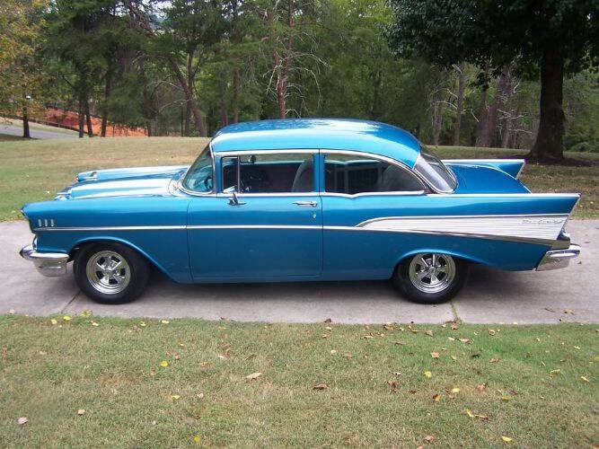 Chevrolet-Bel-air-1957-Blue-Gray