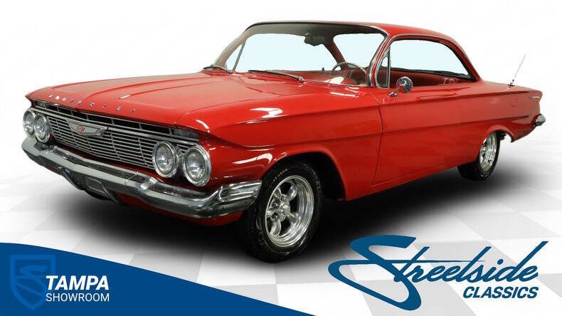 Chevrolet-Bel-air-1961-Red-Red