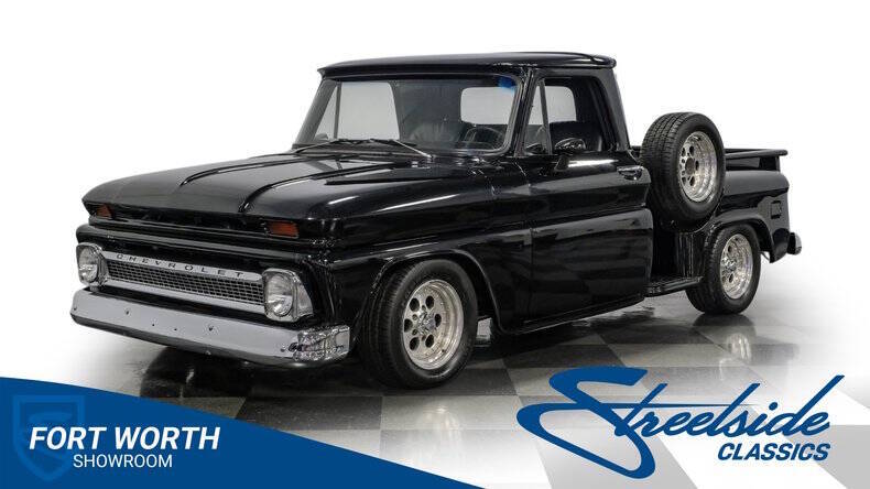 Chevrolet-C10-1965-Black-Black