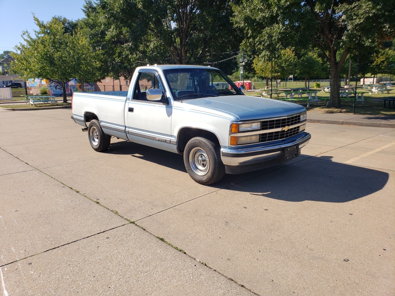 Chevrolet-C1500-1990-Standard-Cab-Pickup-Blue
