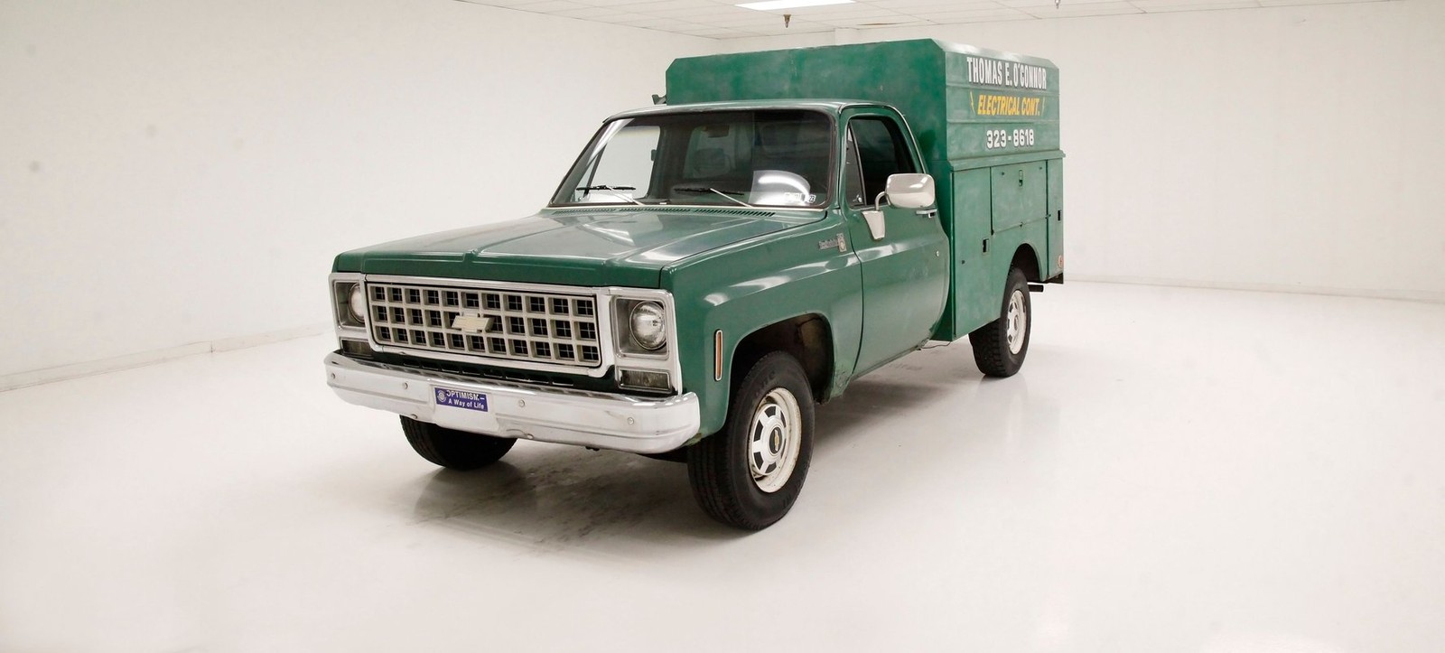 Chevrolet-C30-1980-Pickup-Truck-Dark-Green
