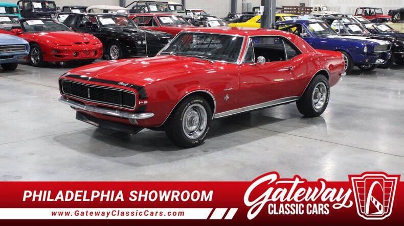 Chevrolet-Camaro-1967-Blue-Black