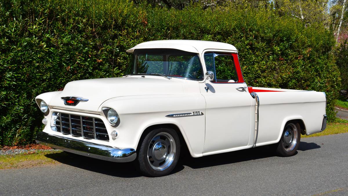 Chevrolet-Cameo-truck-1955-White