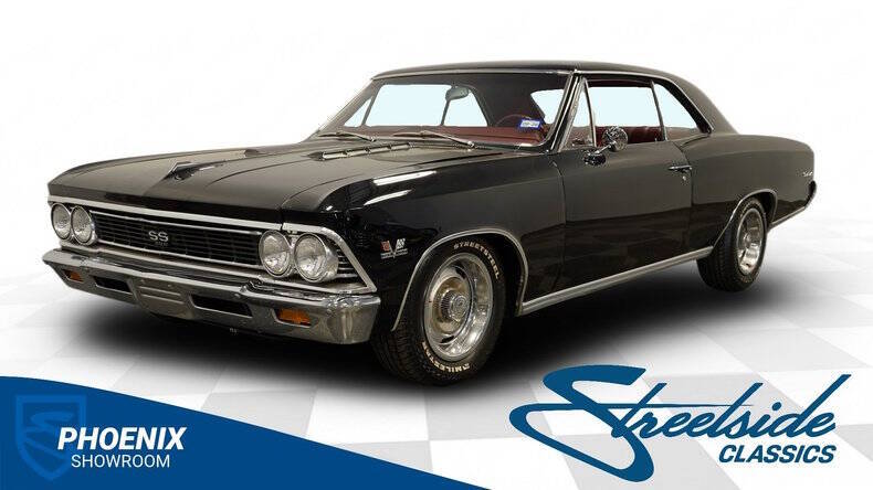 Chevrolet-Chevelle-1966-Black-Red