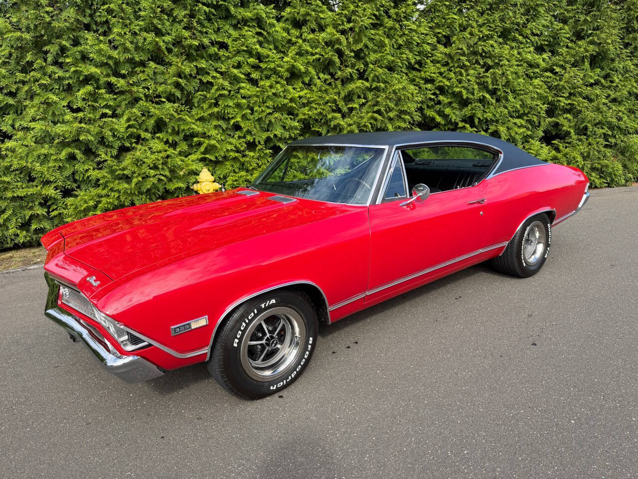 Chevrolet-Chevelle-1968-Red-Black
