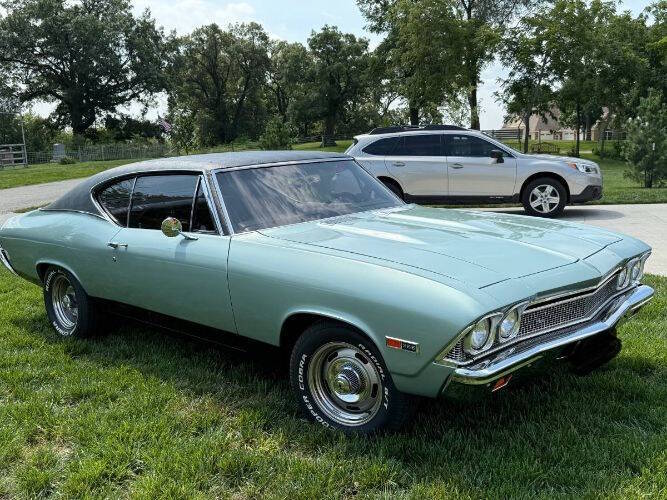 Chevrolet-Chevelle-1968-Spearmint-Black
