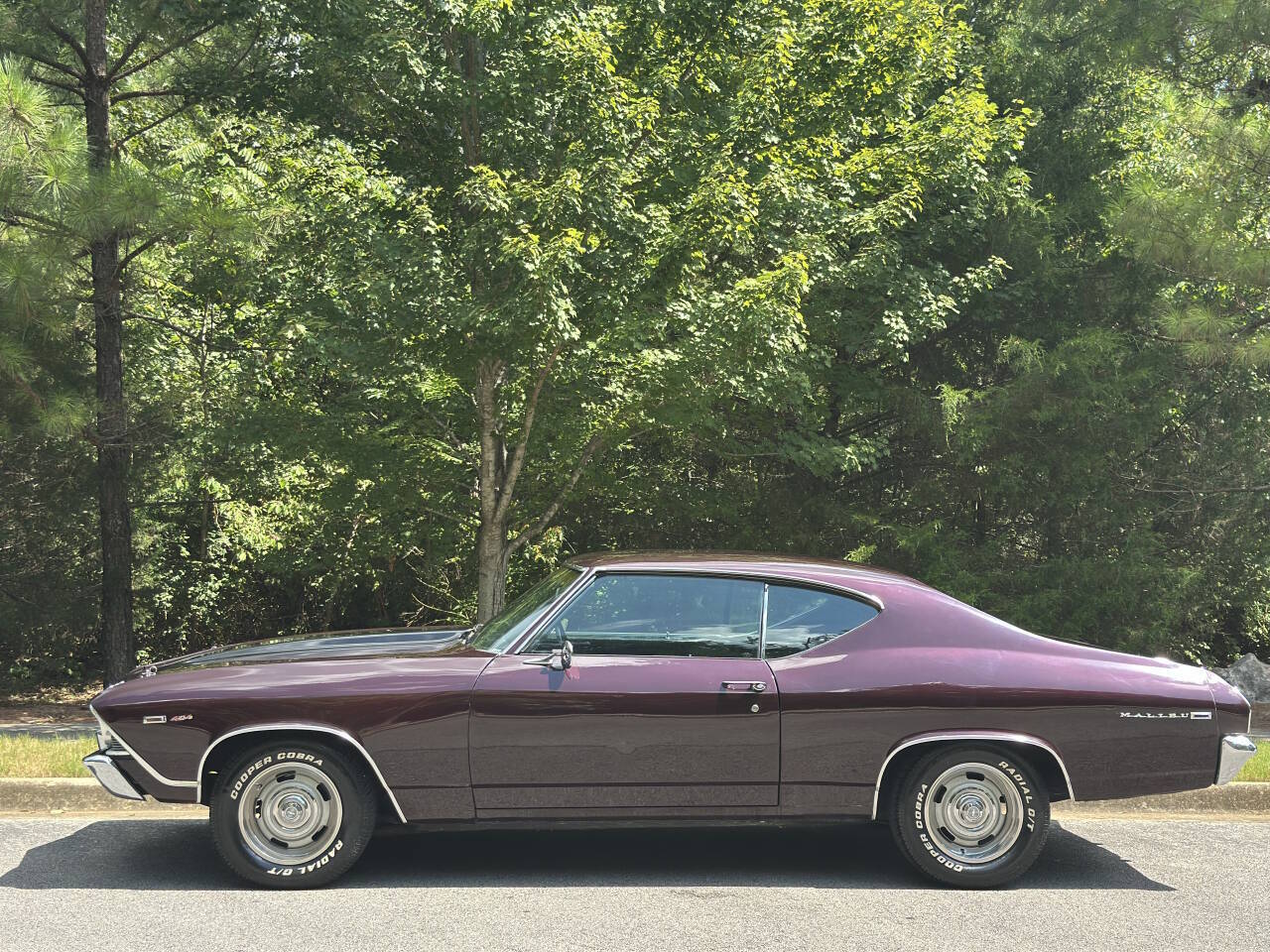 Chevrolet-Chevelle-1969-Burgundy-Black