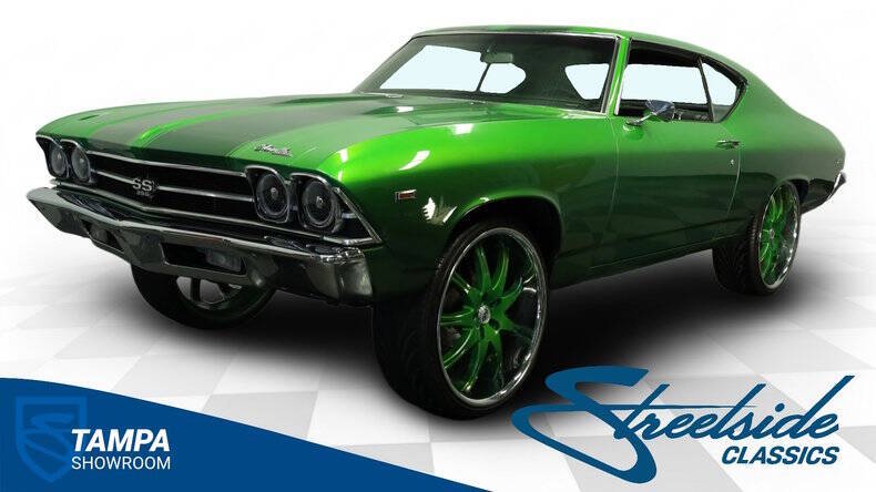 Chevrolet-Chevelle-1969-Lime-Green-Metallic-Black