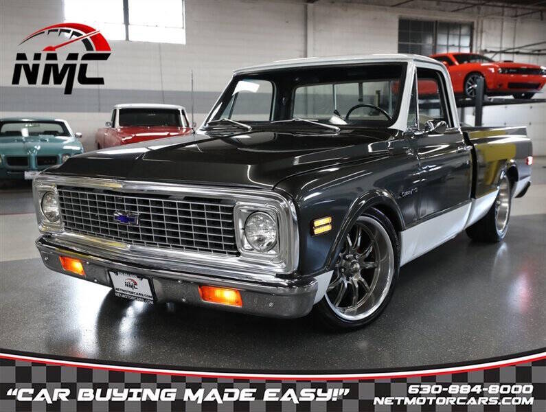 Chevrolet-Ck-1500-1972-Green-Tan