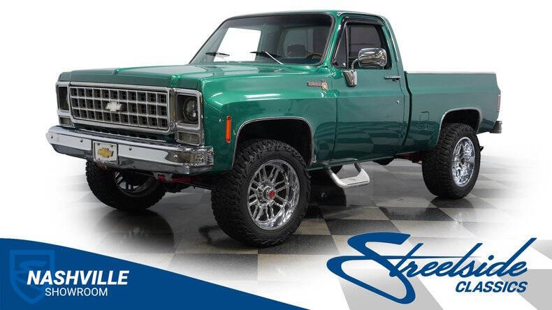 Chevrolet-Ck-1500-1979-Green-Green
