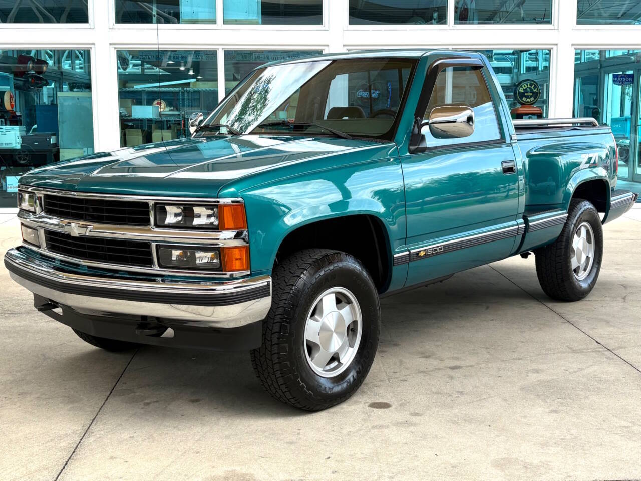 Chevrolet-Ck-1500-1994-Bright-Teal-Metallic-Gray