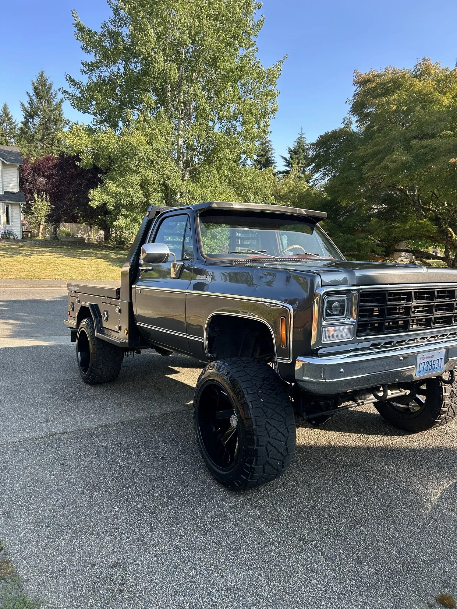 Chevrolet-Ck-1980-Gray-Red