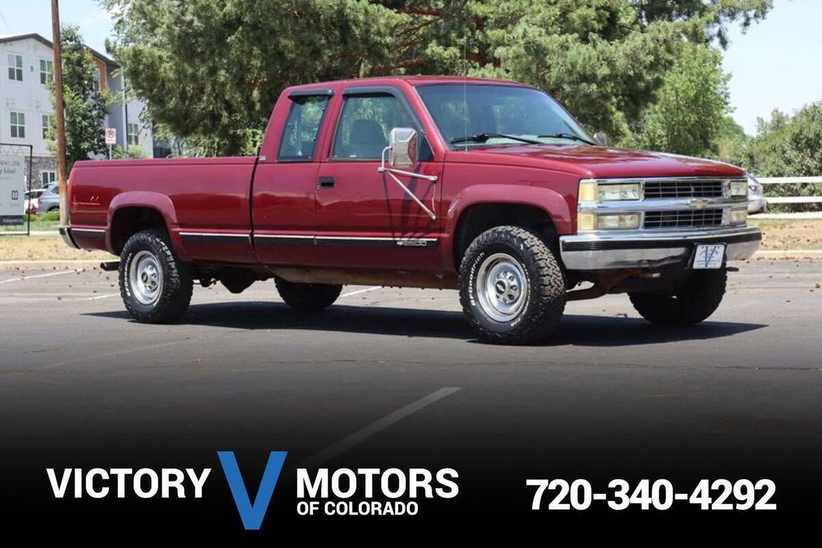 Chevrolet-Ck-2500-1995-Red-Gray