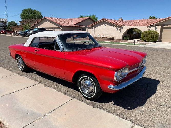 Chevrolet-Corvair-1964-RedWhite-Top