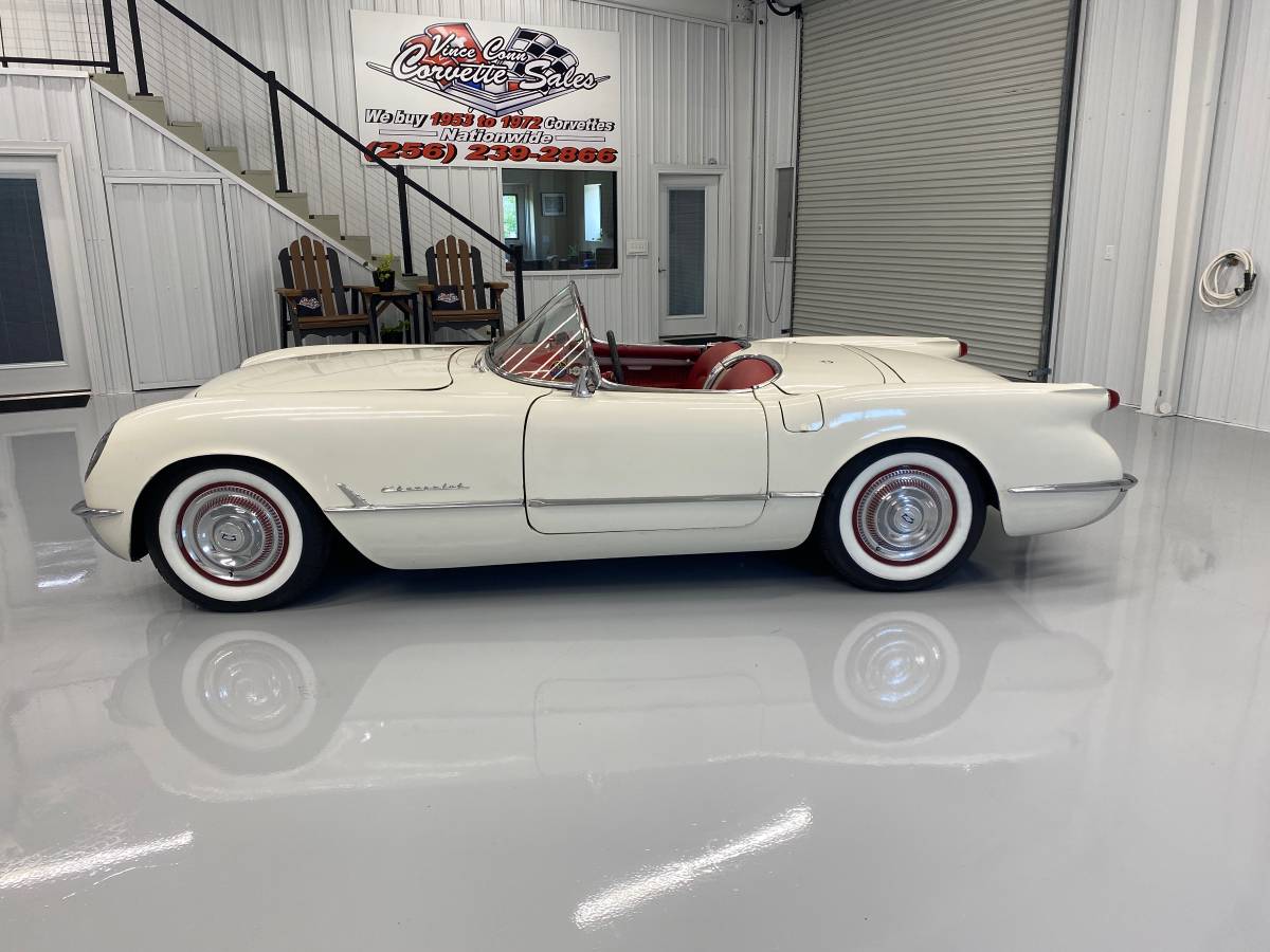 Chevrolet-Corvette-1954-White