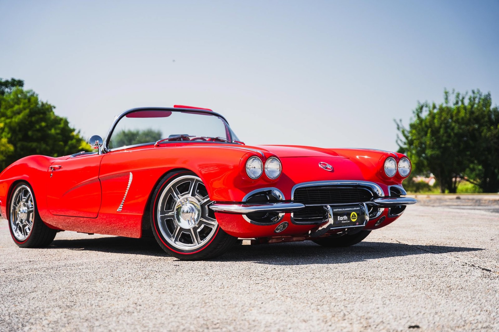 Chevrolet-Corvette-1962-Red-Red