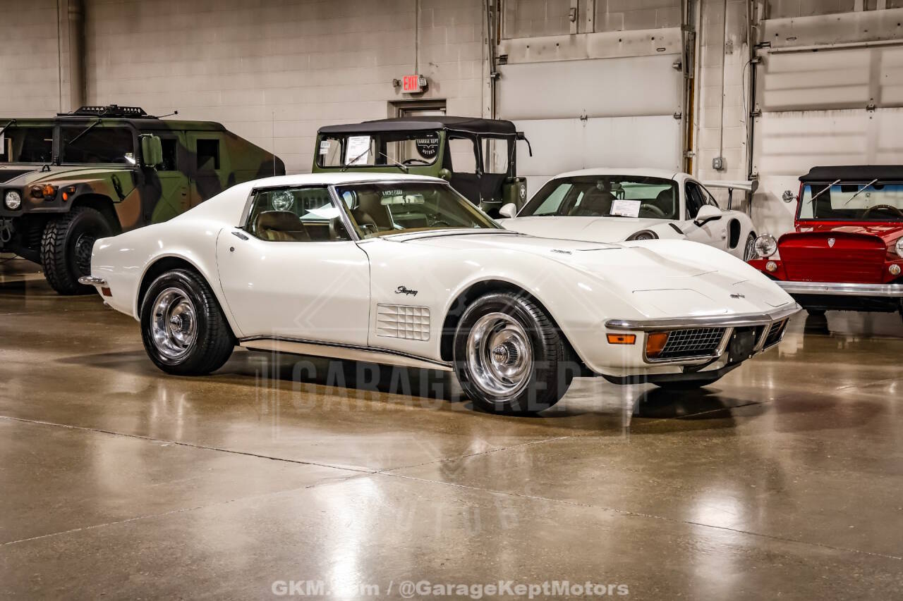 Chevrolet-Corvette-1972-Blue-Black