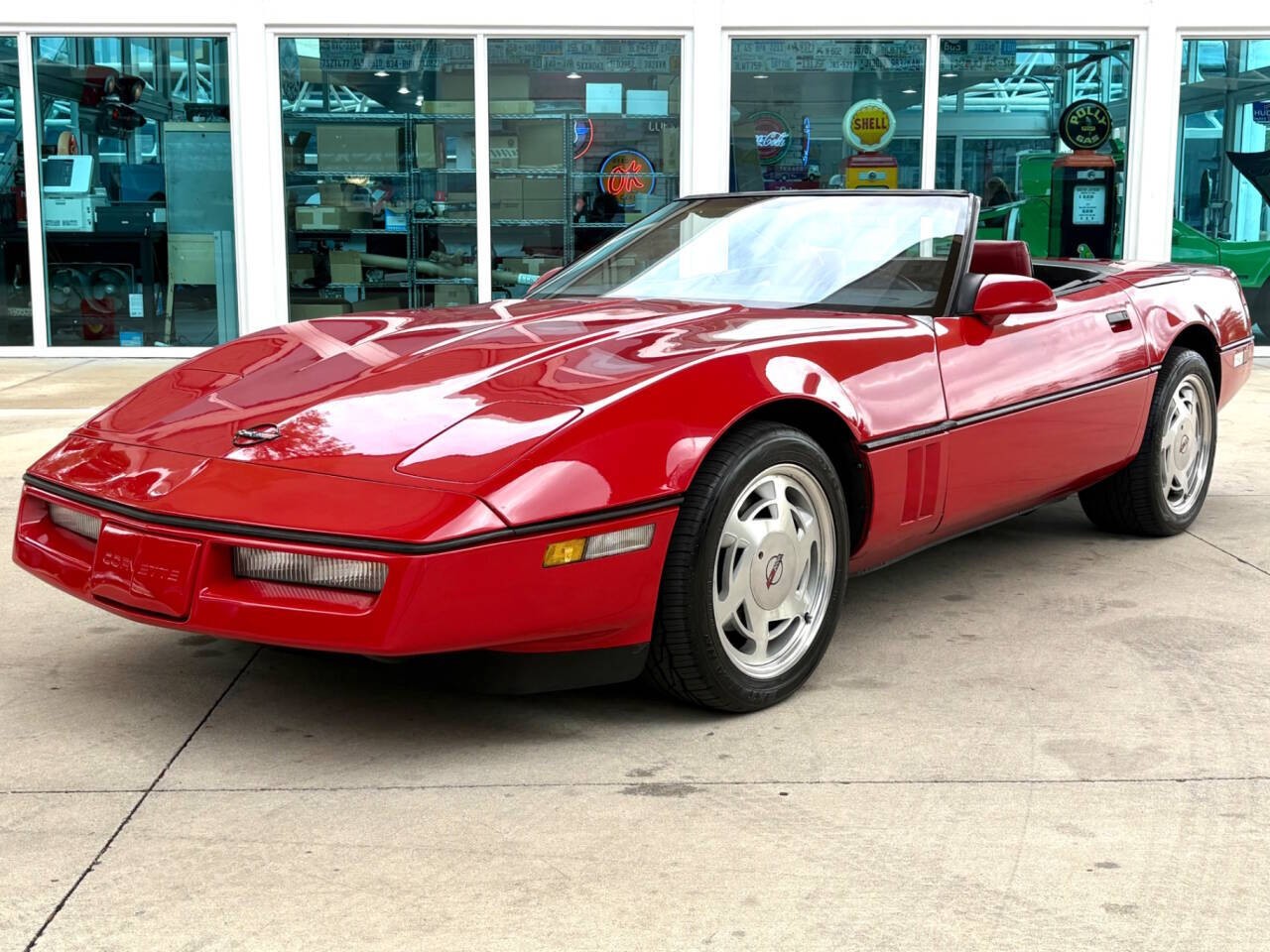 Chevrolet-Corvette-1988-Convertible-Red