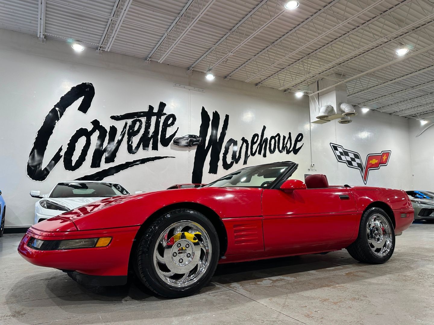 Chevrolet-Corvette-1991-Convertible-Red