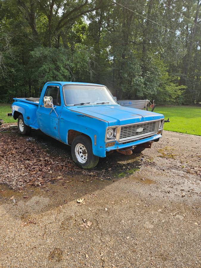 Chevrolet-Custom-10-1973-Blue