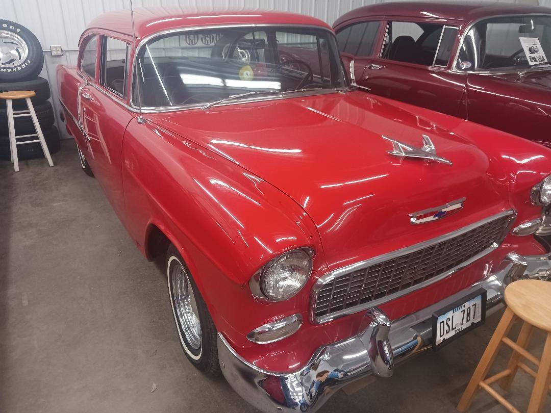 Chevrolet-Delray-1955-Red