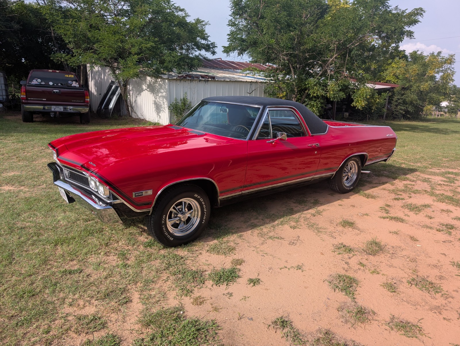 Chevrolet-El-Camino-1968-Standard-Cab-Pickup-Black